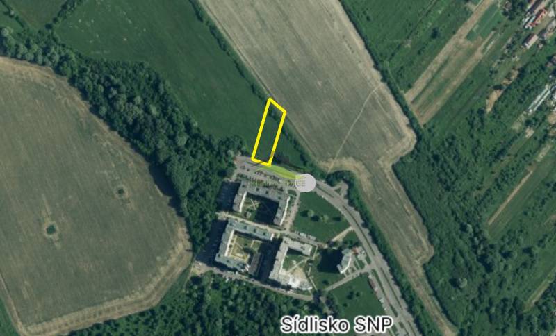 Komerčný pozemok na Bytovú výstavbu - 1700 m2, Severná ul.