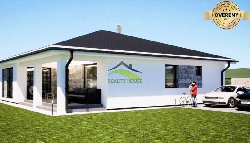Murovaná Novostavba - Rodinný dom s pekným pozemkom 800m2