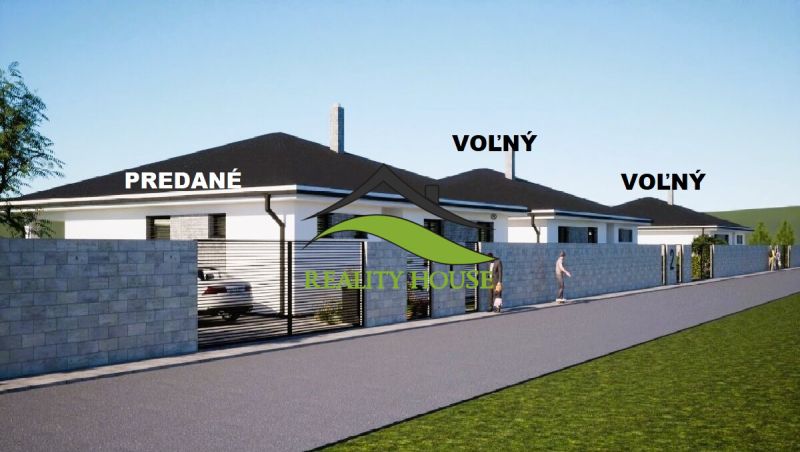 Murovaná Novostavba - Rodinný dom s pekným pozemkom 800m2