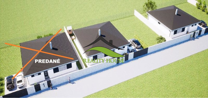 Murovaná Novostavba - Rodinný dom s pekným pozemkom 800m2